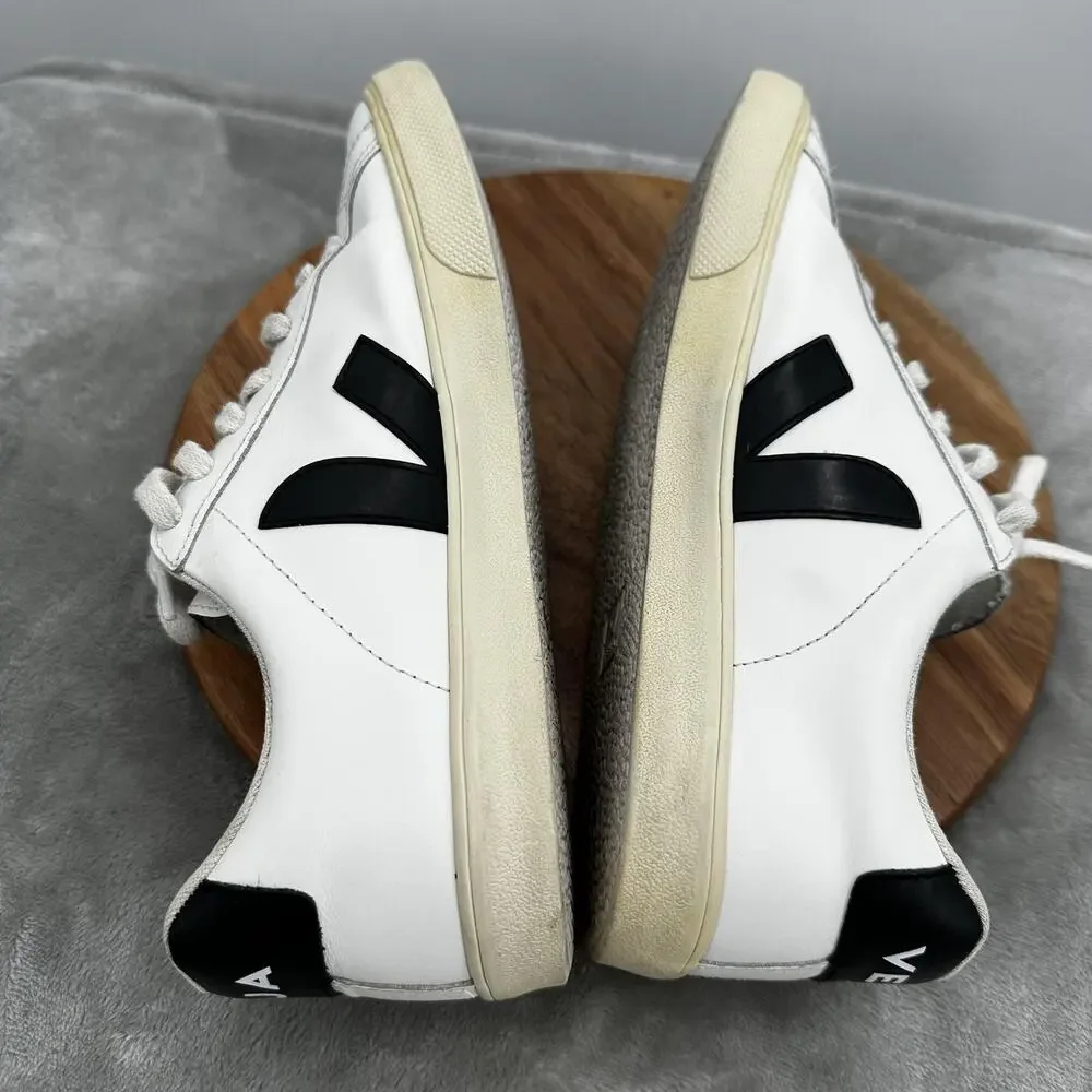 Veja Esplar Shoes‎ Womens Size 9 Low Top Casual Leather Sneakers Lace up White